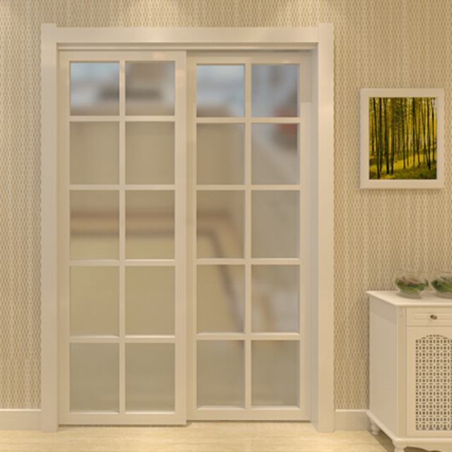 兴源木门 实木复合烤漆吊滑门