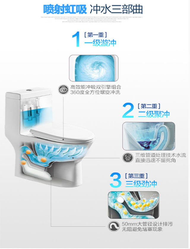 安华卫浴ab13007即热式喷射虹吸智能马桶