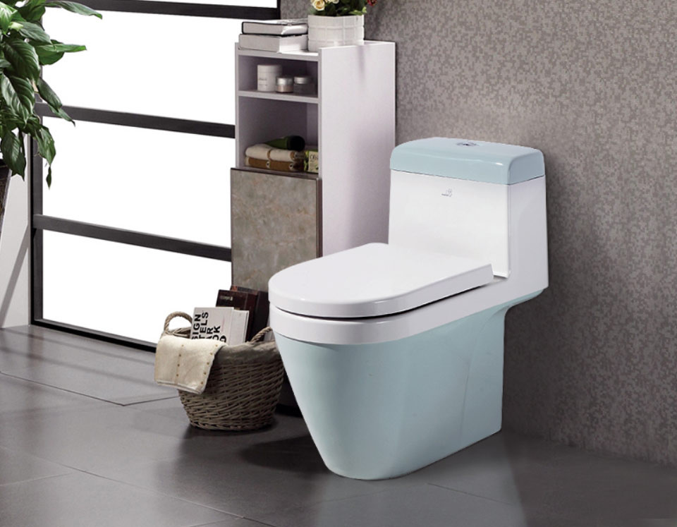 帝王洁具新锐彩色座便器